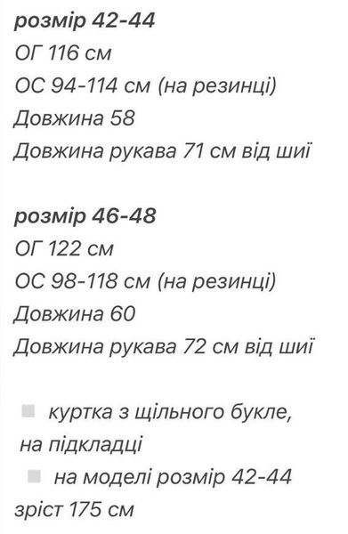 Жіноча коротка демісезонна чорна куртка букле 3416-9 фото